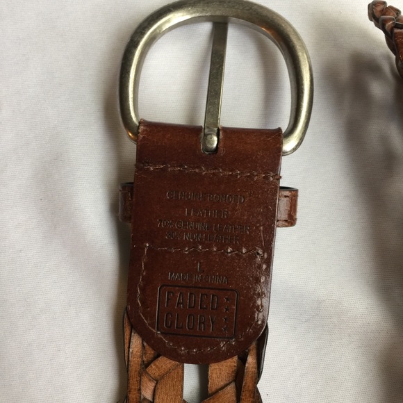 VINTAGE FADED GLORY GENUINE BONDED LEATHER SIZE L - Picture 4 of 8